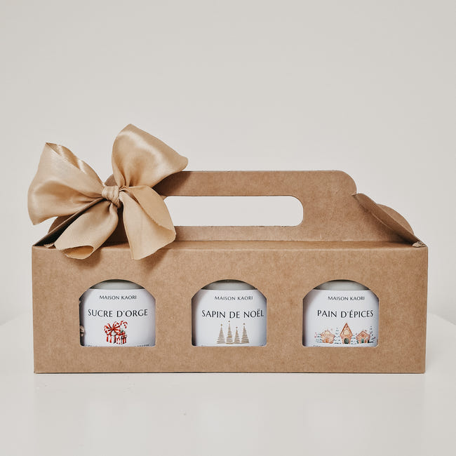 Bougies De Noël En Forme De Sapin – Cire De Soja, Vert, Set De 2, Décoration Fête & Cadeau - 1