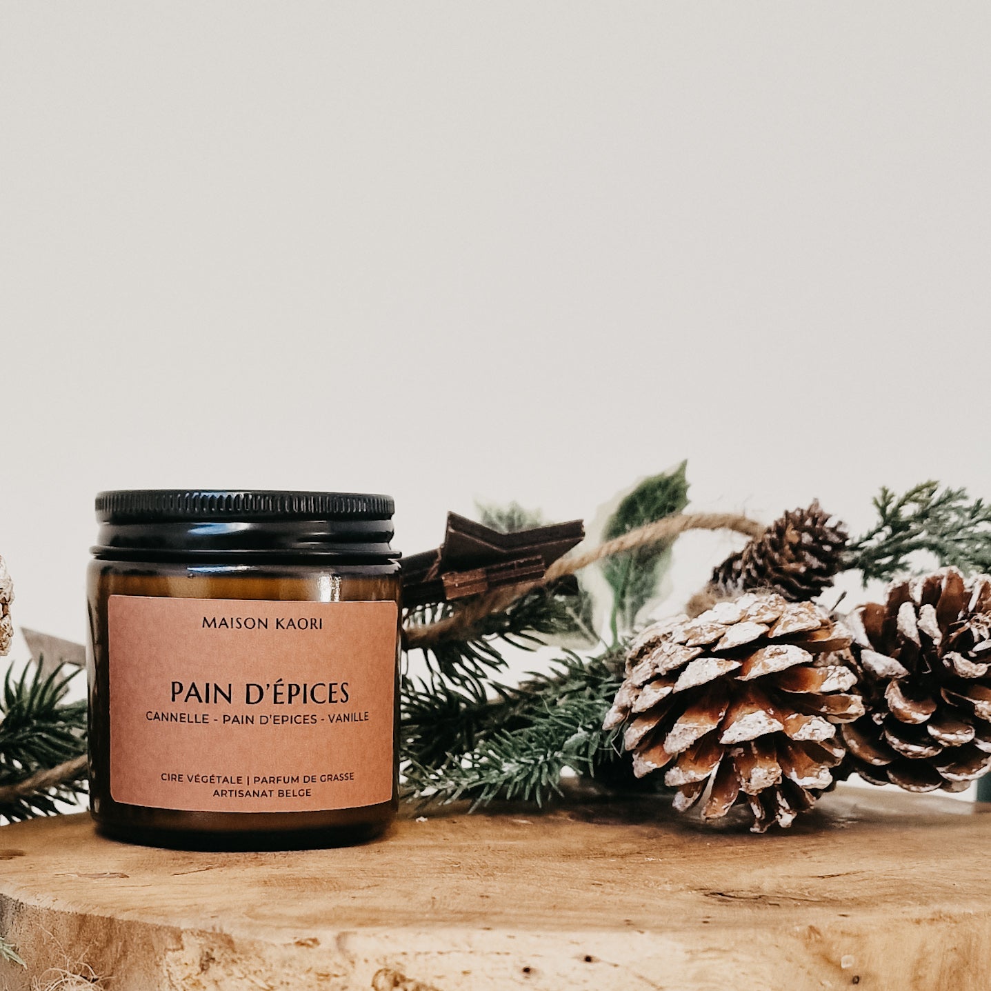 Bougie parfumée - Pain d'épices - ambré