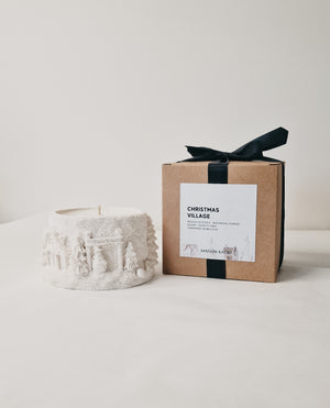 "Christmas Village" candle