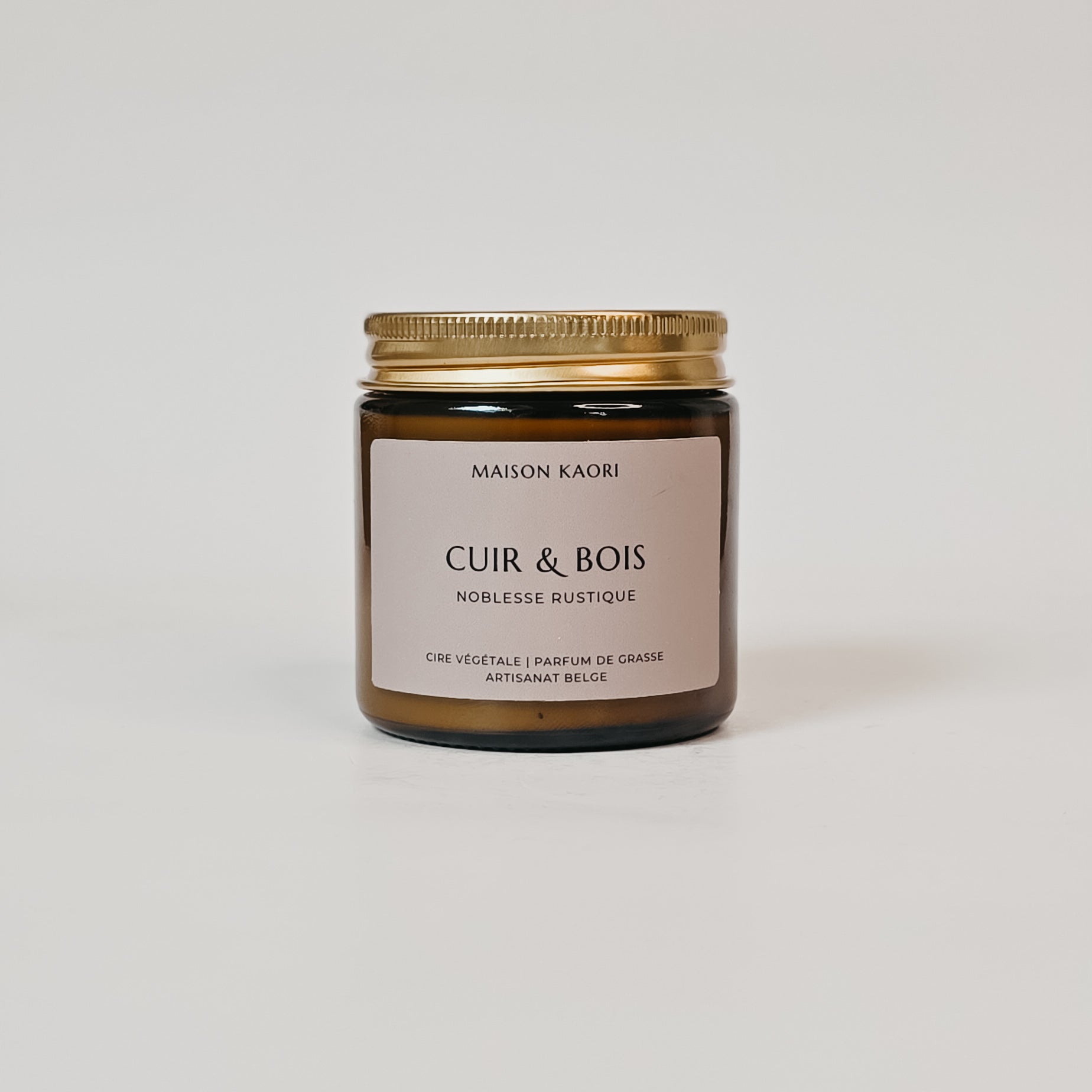 Scented candle - Leather & Wood - Autumn edition