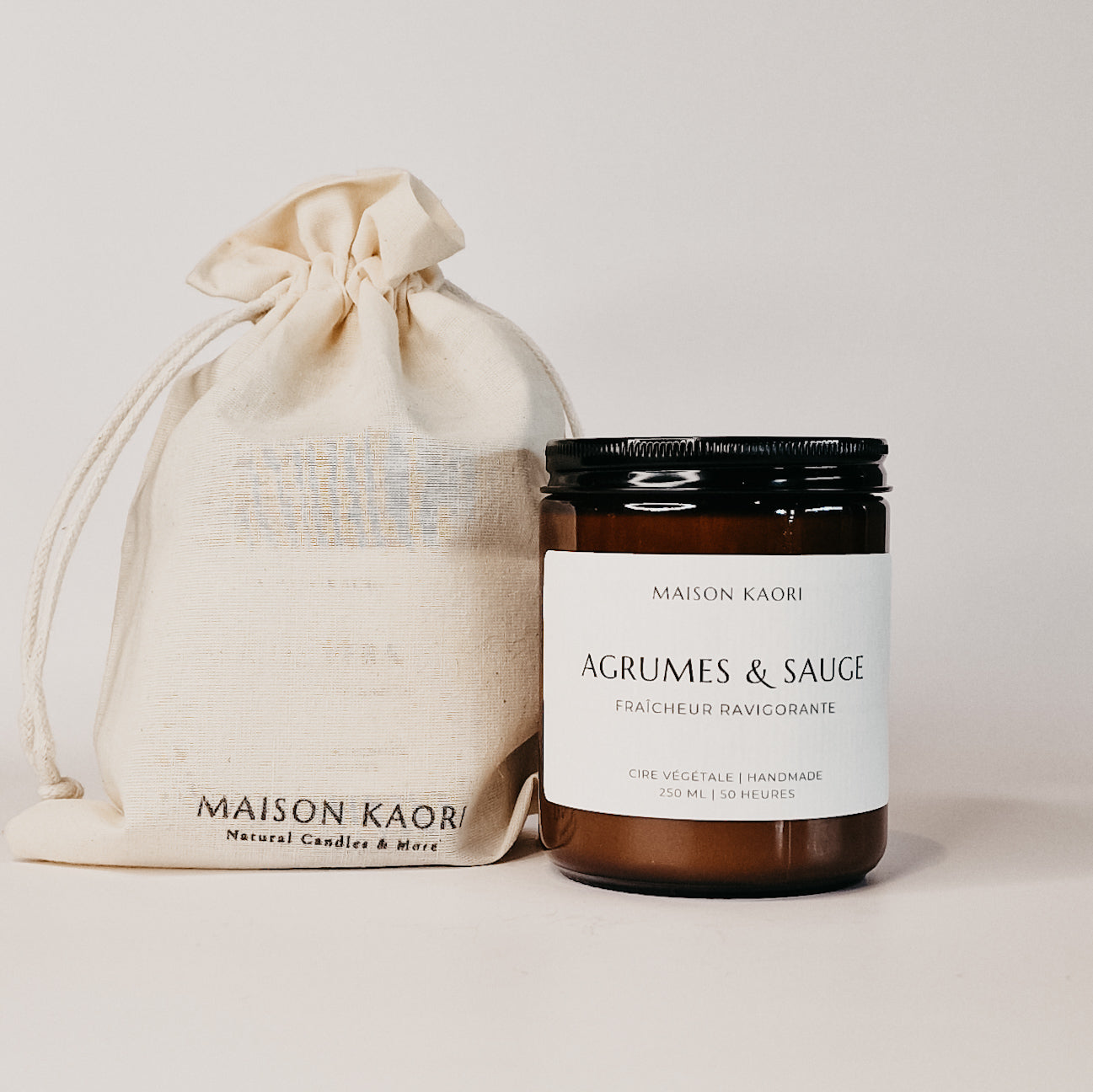 Bougie parfumée - Agrumes & Sauge