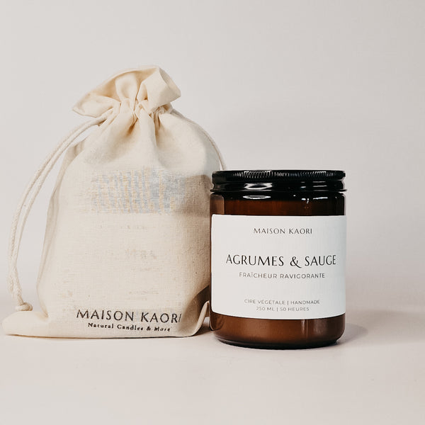 Bougie parfumée - Agrumes & Sauge