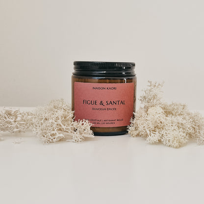 Scented candle - Fig and Sandalwood - Autumn edition