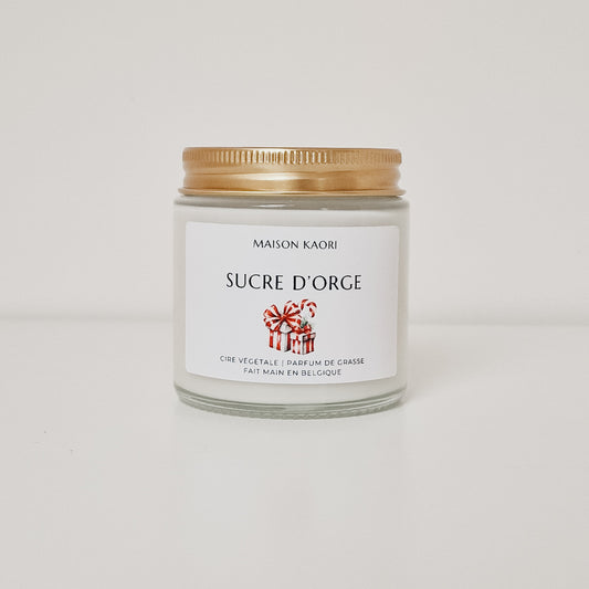 Scented candle - Barley sugar - Christmas edition - transparent