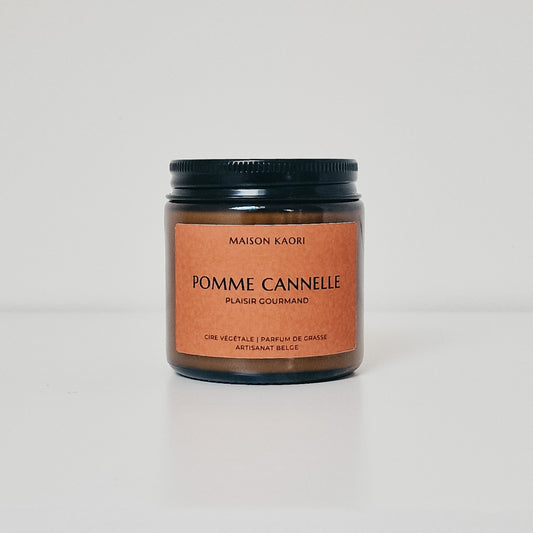 Bougie parfumée - Pomme cannelle - Édition limitée - Pot ambré