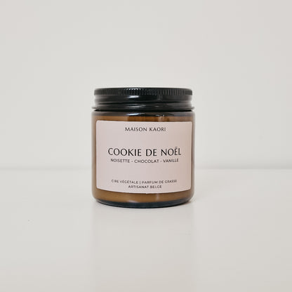 Bougie parfumée - Cookie de Noël - Édition limitée - Pot ambré