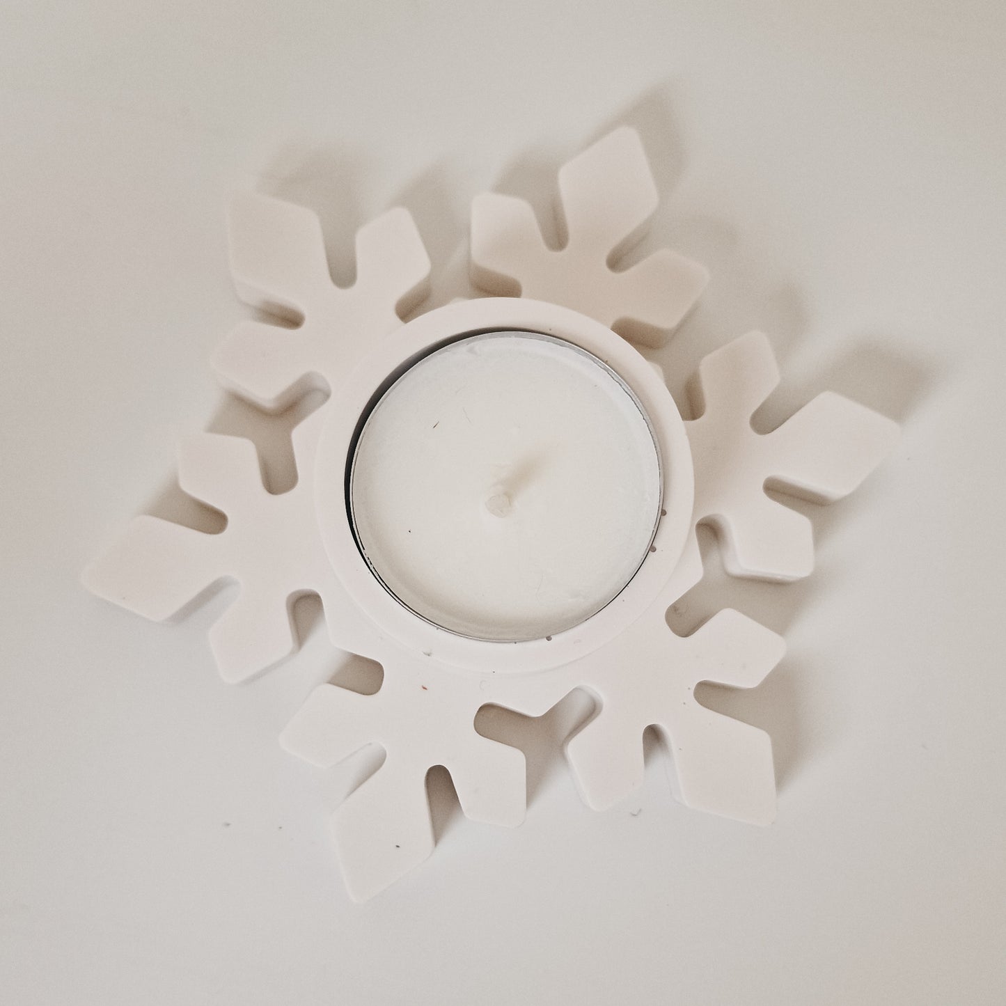 "Snowflake" candle holder - model 2 - various colors