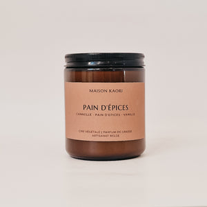 Scented candle - Gingerbread - amber