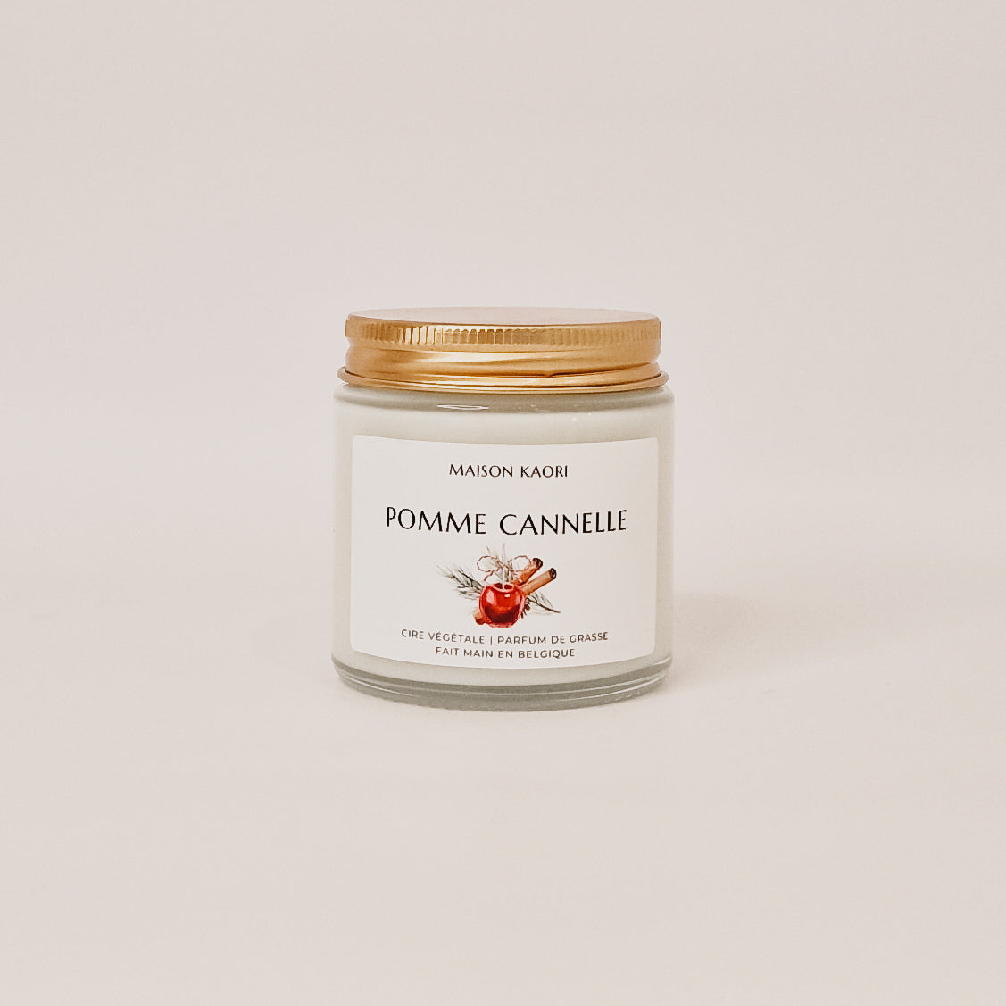 Scented Candle - Apple Cinnamon - Limited Edition - Clear Jar