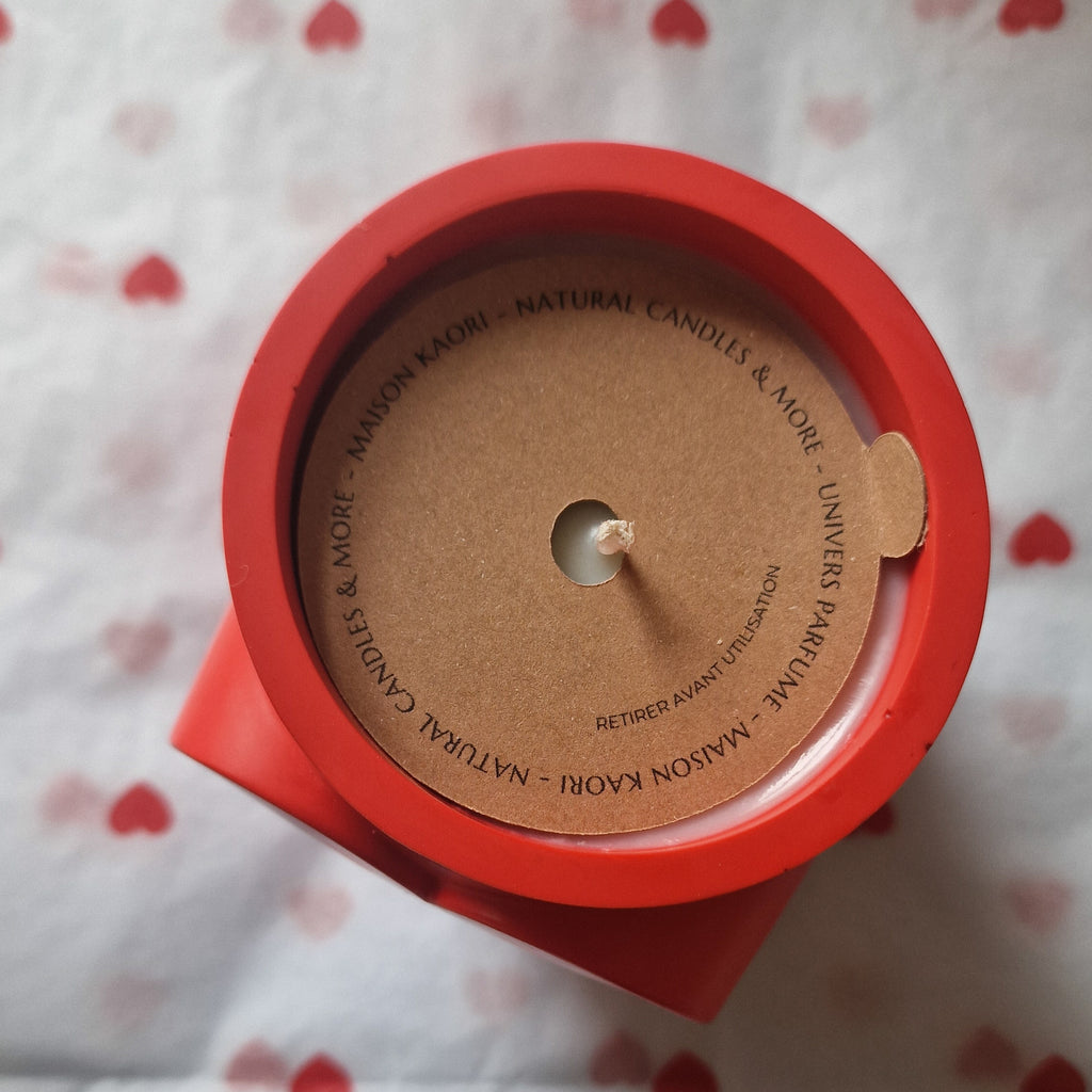 "LOVE" candle