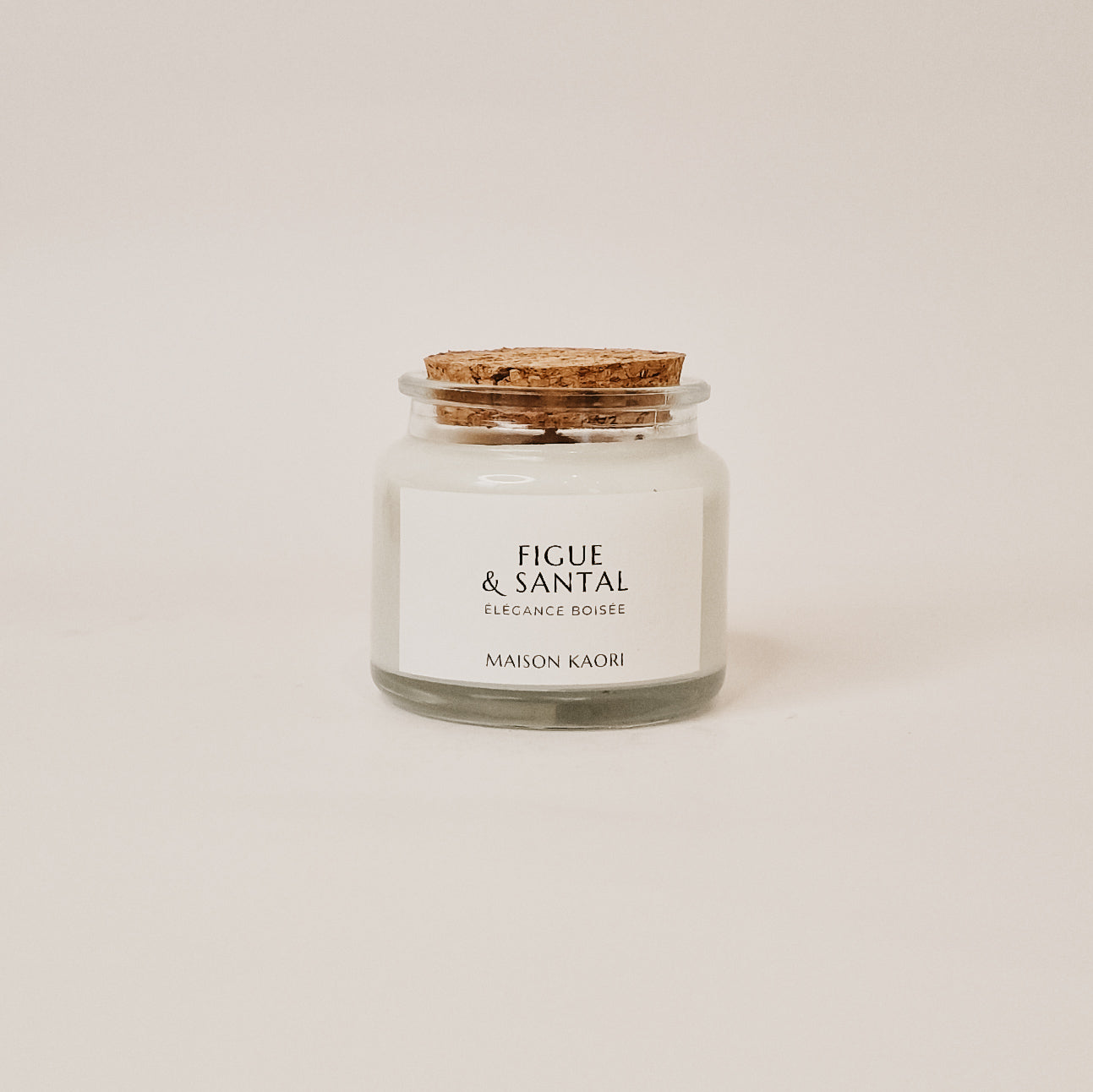 Fig &amp; Sandalwood - My little candles - vegetable soy wax - 80ml 