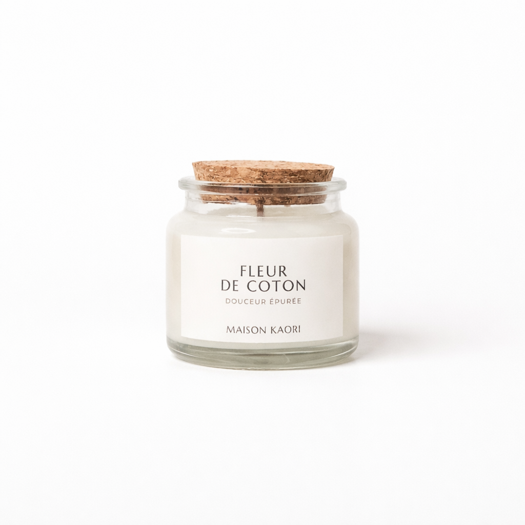 Cotton flower - My little candles - vegetable soy wax - 80ml 