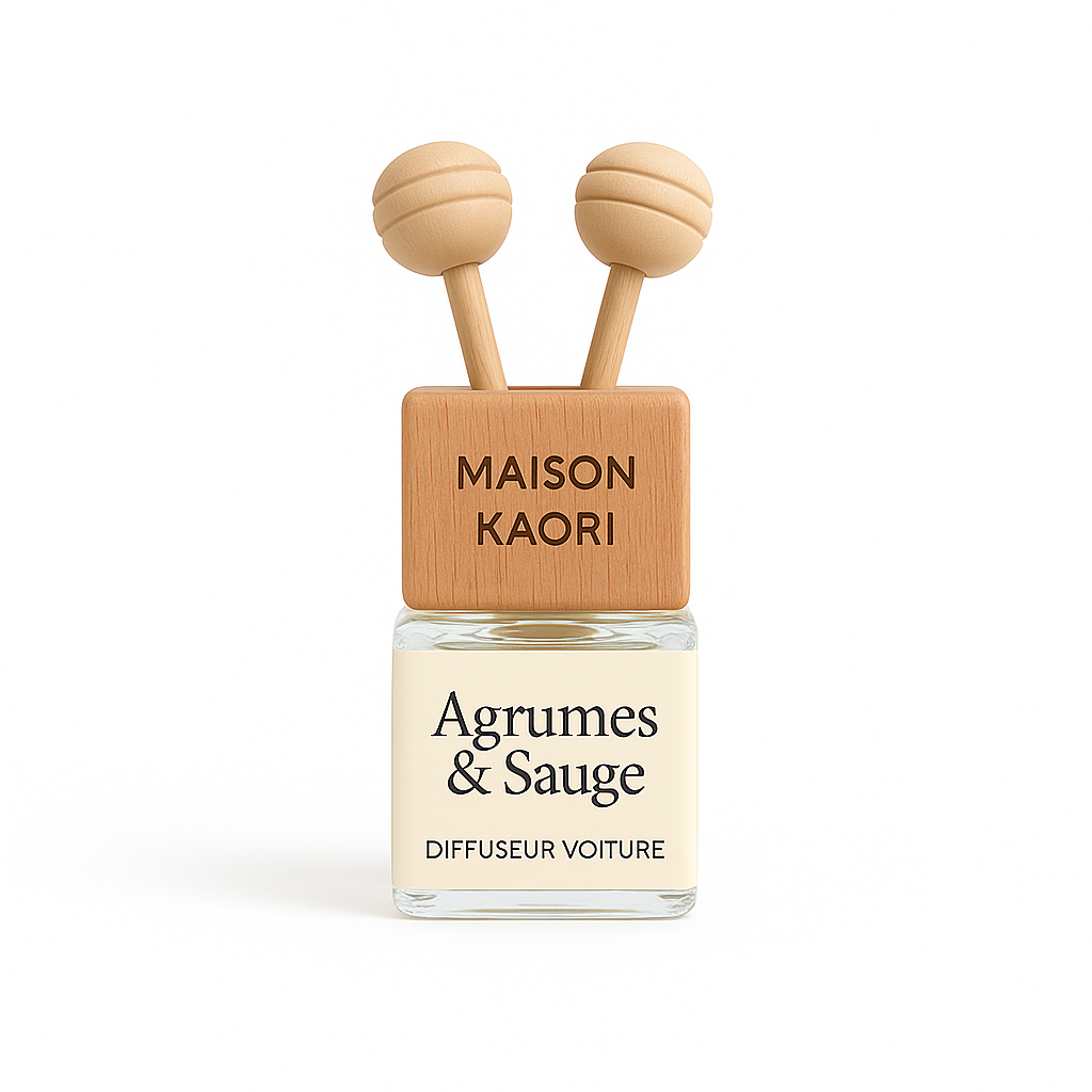 Diffuseur voiture - Agrumes & Sauge