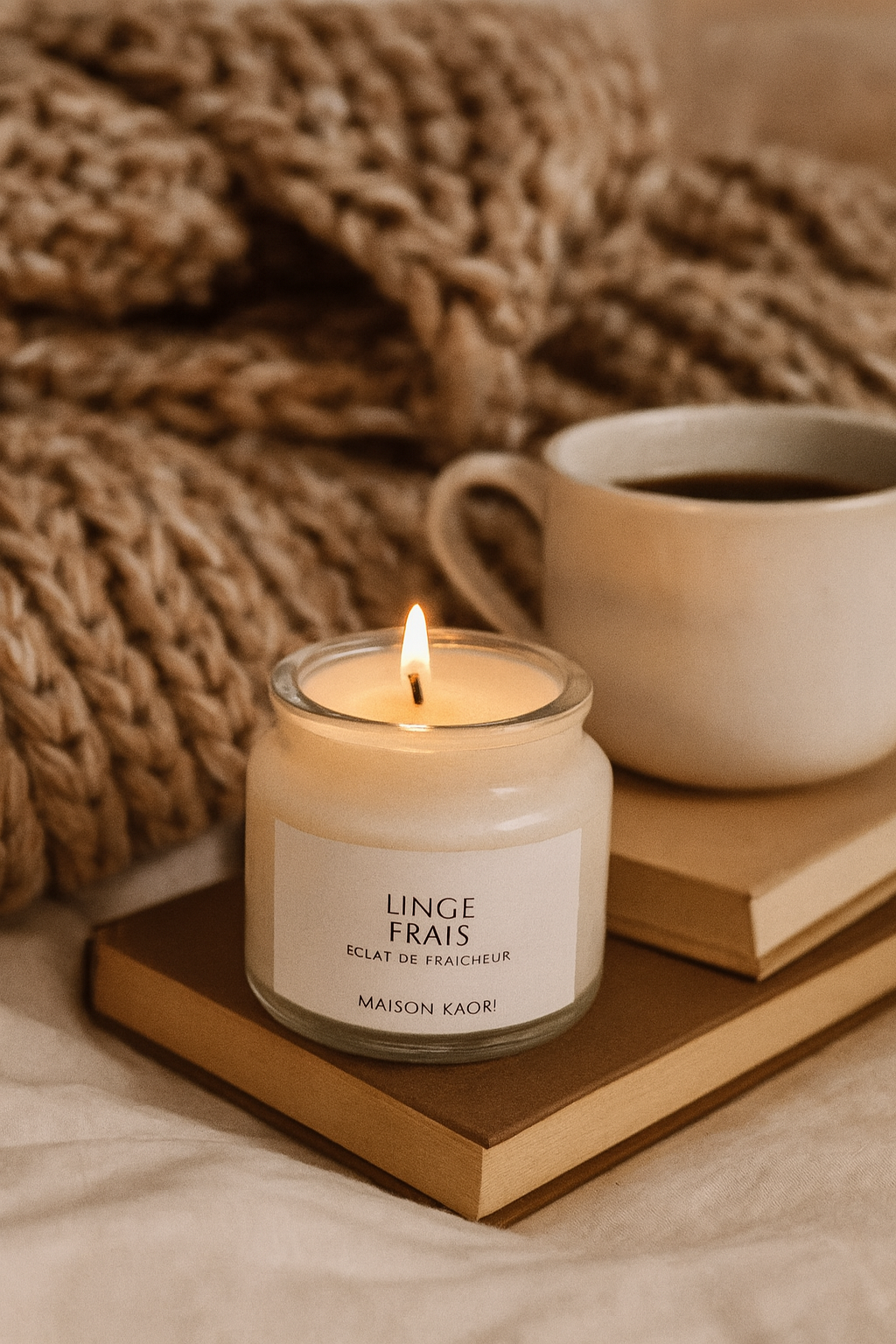 Fresh Linen - My little candles - vegetable soy wax - 80ml 