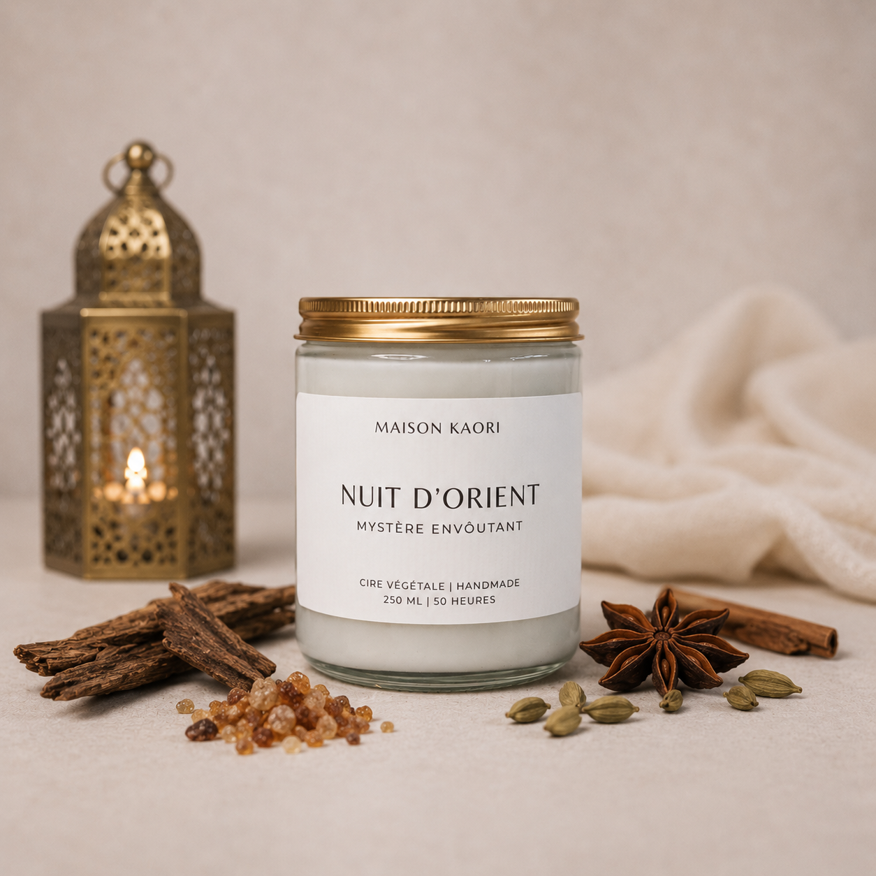 Bougie parfumée - Nuit d'Orient