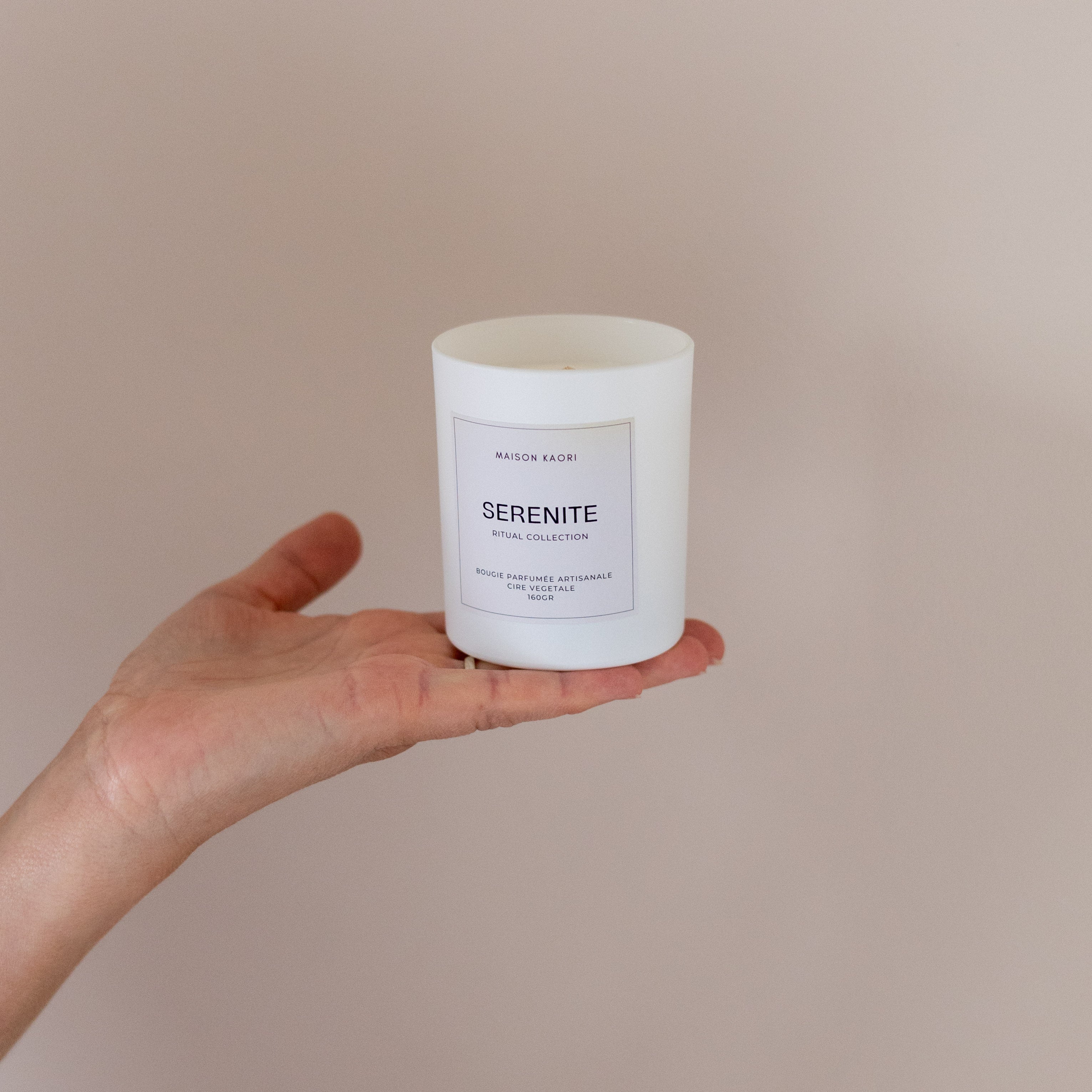 "SERENITY" scented candle