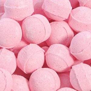 Mini Bombes de Bain Effervescentes – Parfum Fraise