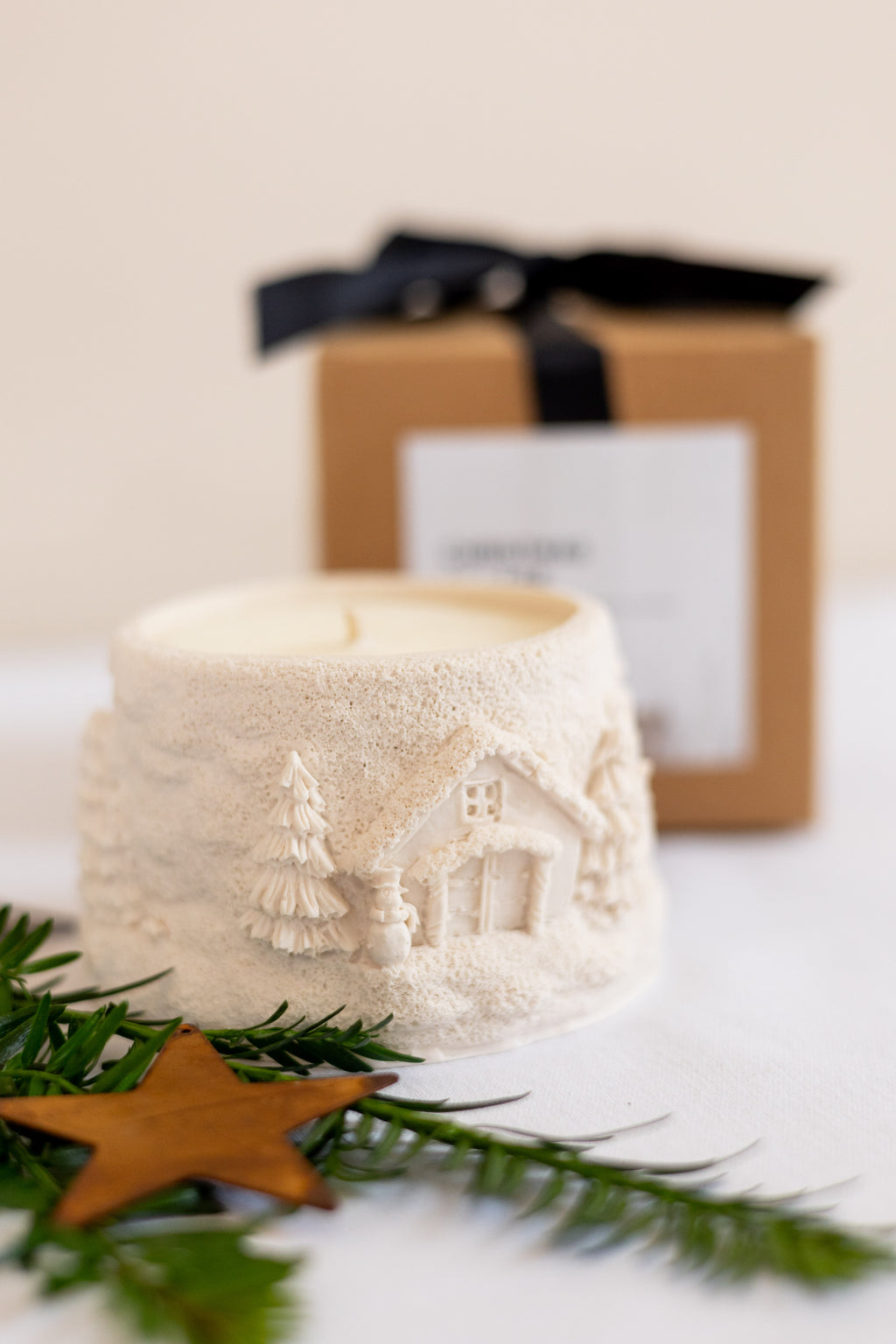 "Christmas Village" candle