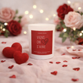 "SWEETHEART" candle
