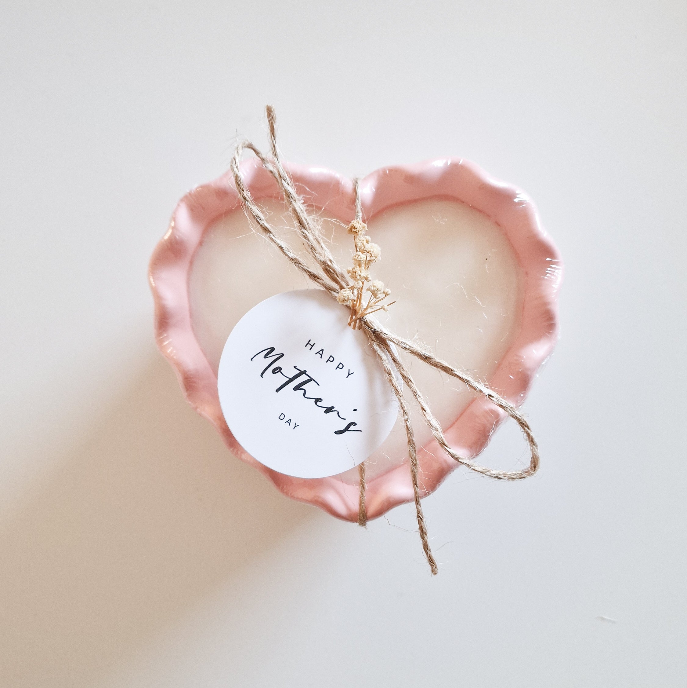 "HEART" scented candle