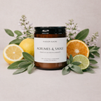 Bougie parfumée - Agrumes & Sauge